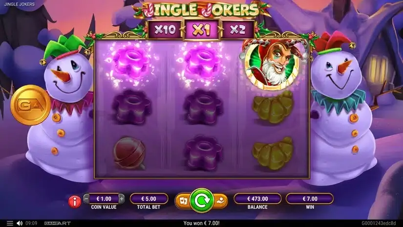 Jingle Jokers slot screenshot 4