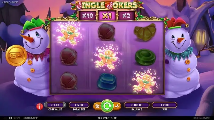 Jingle Jokers slot screenshot 2