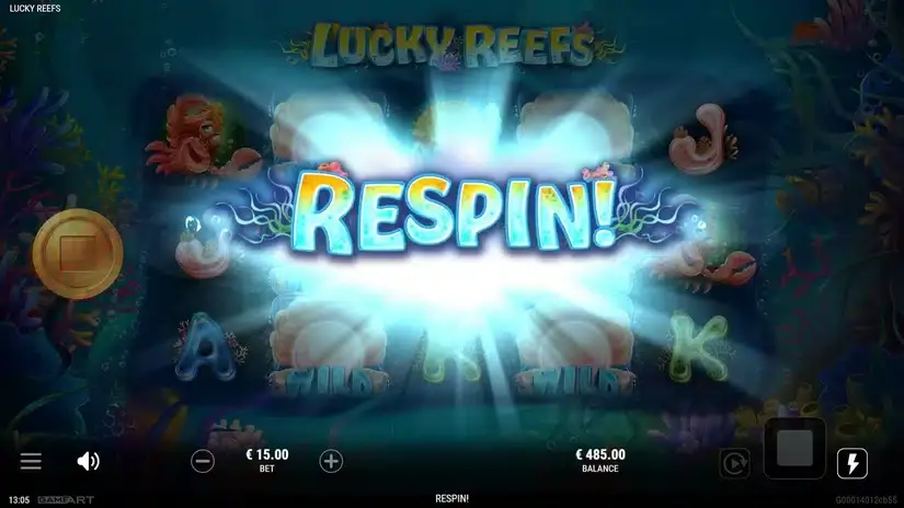 Lucky Reefs slot screenshot 2