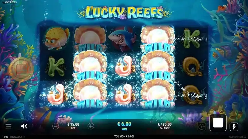 Lucky Reefs slot screenshot 3
