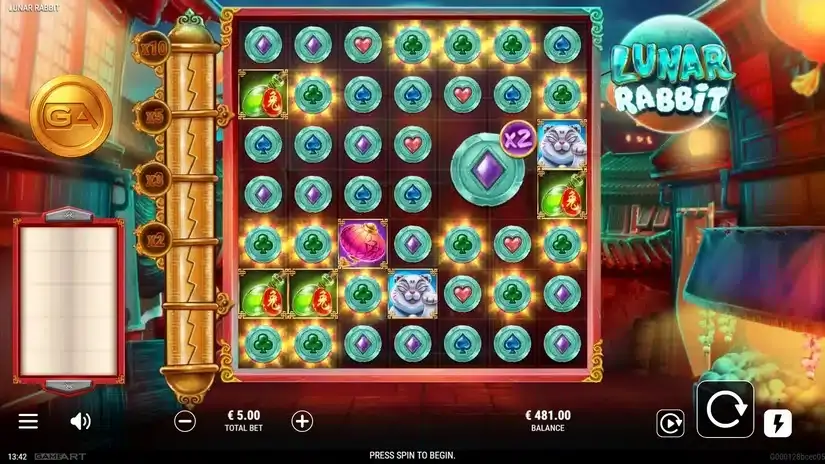 Lunar Rabbit slot screenshot 2