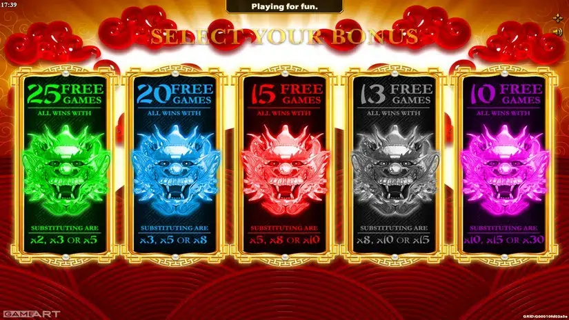 Magic Dragon slot screenshot 5