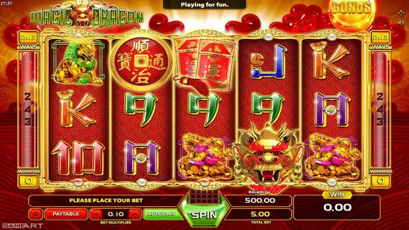 Magic Dragon slot screenshot 1