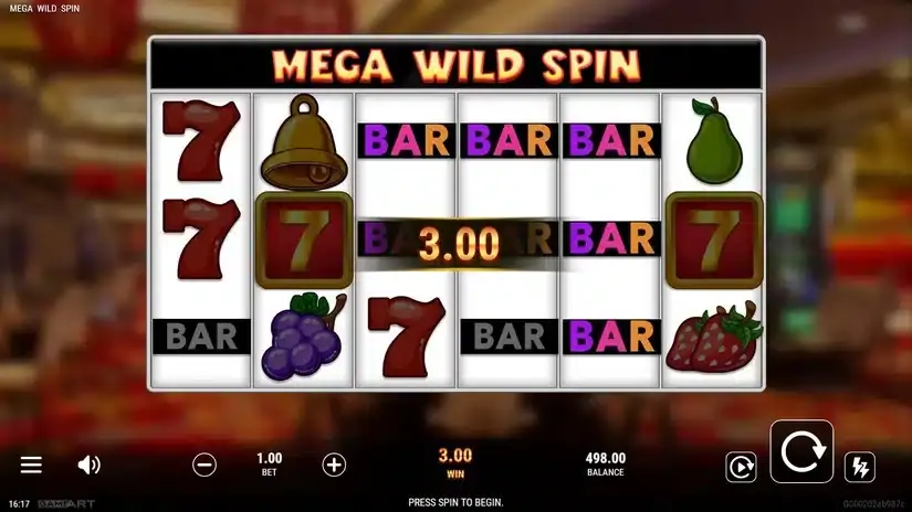 Mega Wild Spin slot screenshot 3