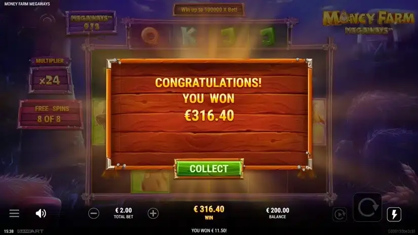 Money Farm Megaways slot screenshot 6