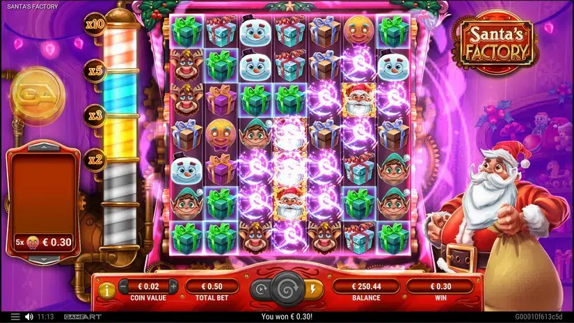 Santa’s Factory slot screenshot 3