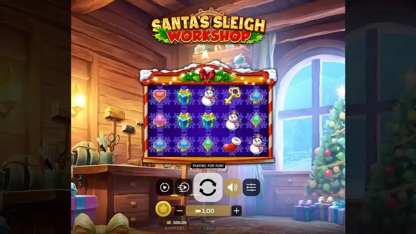 Santa’s Sleigh Workshop slot screenshot 1
