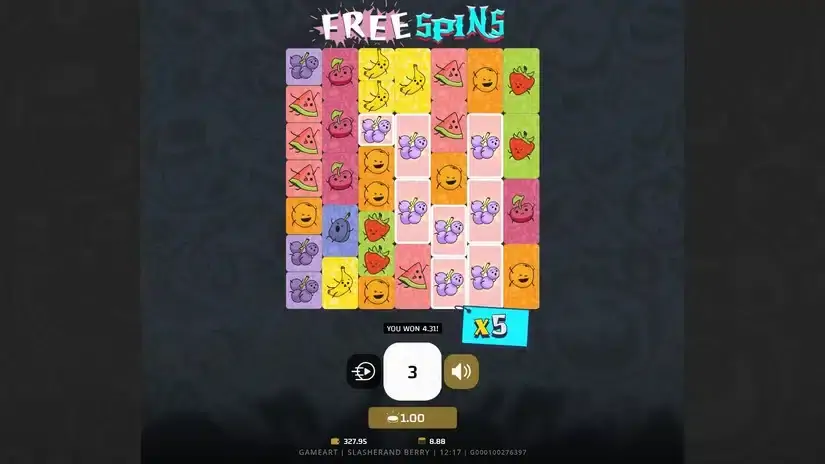 Slasher & Berry slot screenshot 