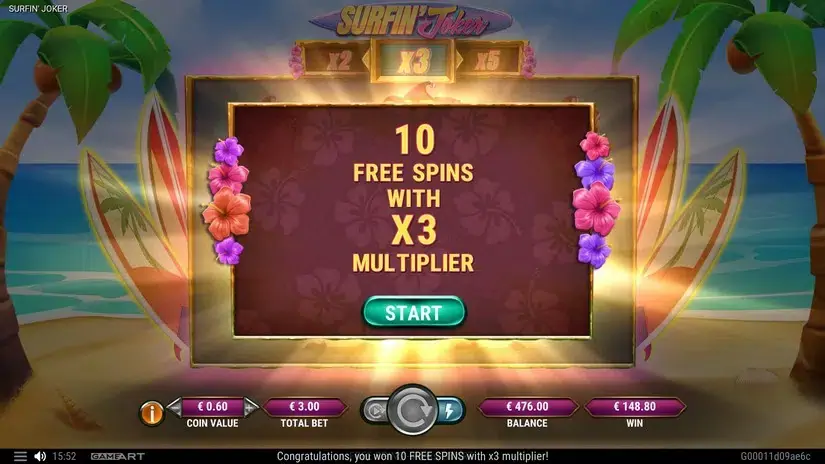 Surfin’ Joker slot screenshot 5