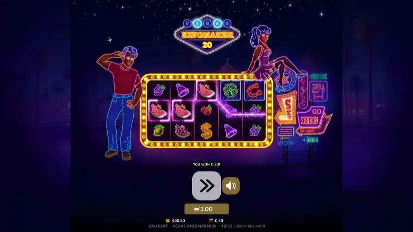 Vegas Kingmaker 20 slot screenshot 3