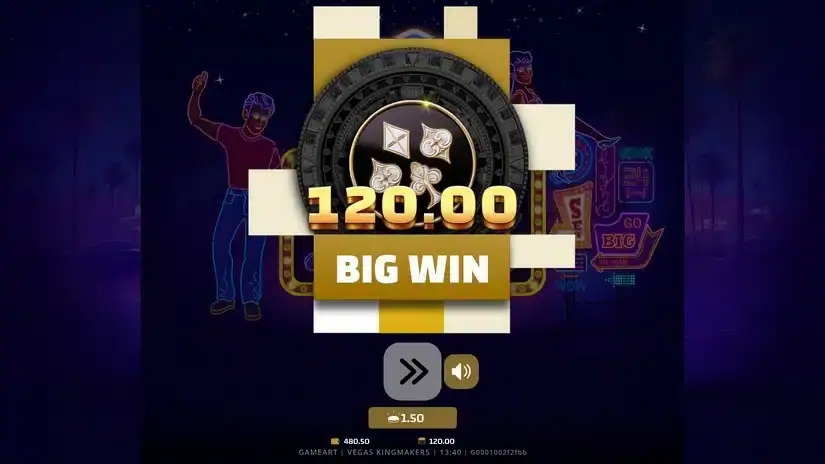 Vegas Kingmaker 5 slot screenshot 4