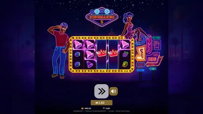 Vegas Kingmaker 5 slot screenshot 3