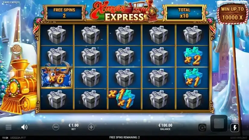 X-mas Express slot screenshot 4