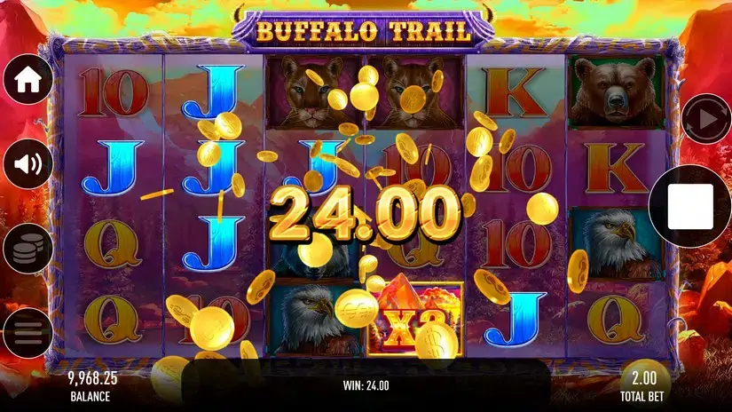 Buffalo Trail slot screenshot 5