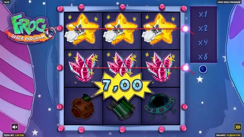 Frog Space Program slot screenshot 3