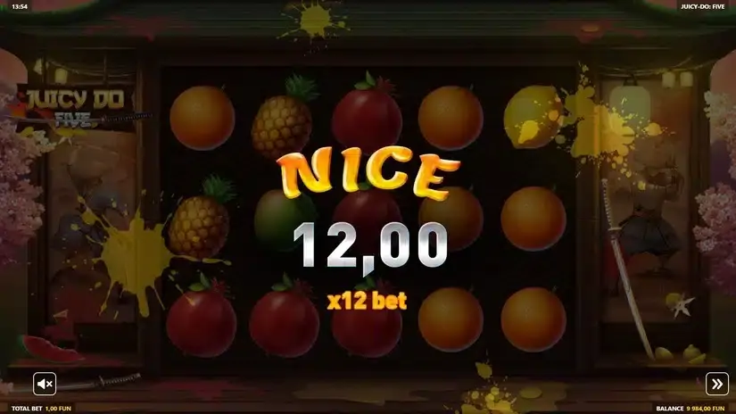 Juicy Do Five slot screenshot 