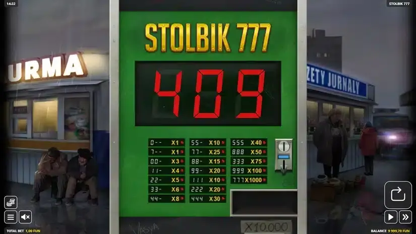 Stolbik 777 slot screenshot 1