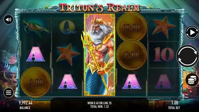 Triton’s Realm slot screenshot 2