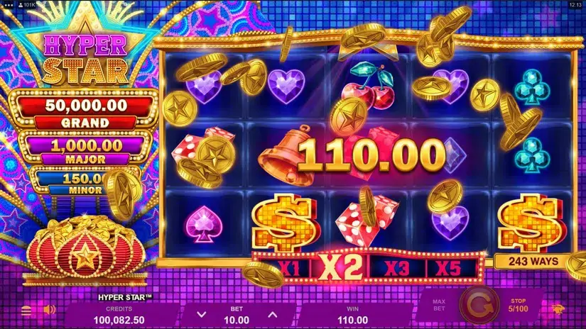Hyper Star slot screenshot 