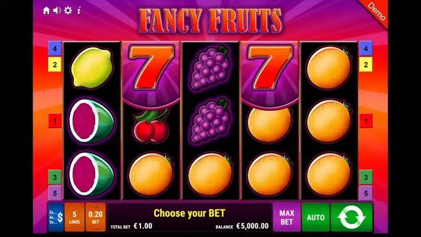 Fancy Fruits slot screenshot 