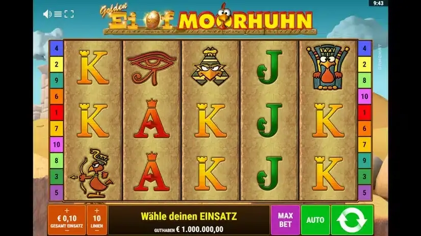 Golden Egg of Crazy Chicken slot screenshot 