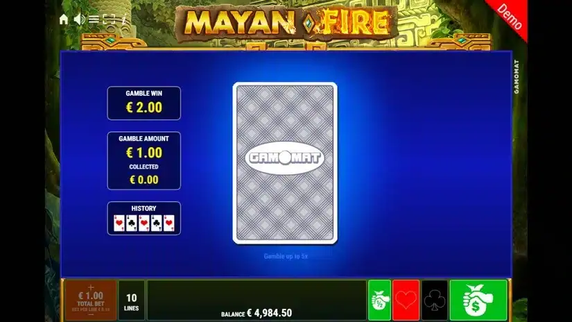 Mayan Fire slot screenshot 3