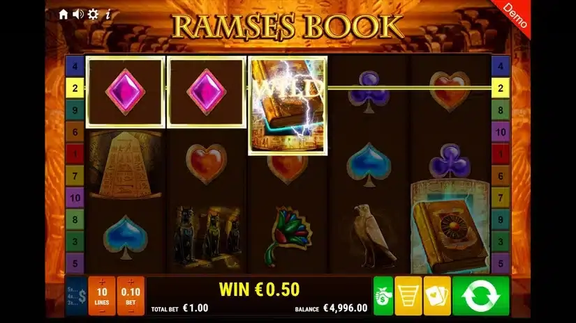 Ramses Book slot screenshot 