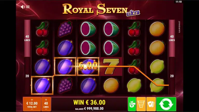 Royal Seven Ultra slot screenshot 2