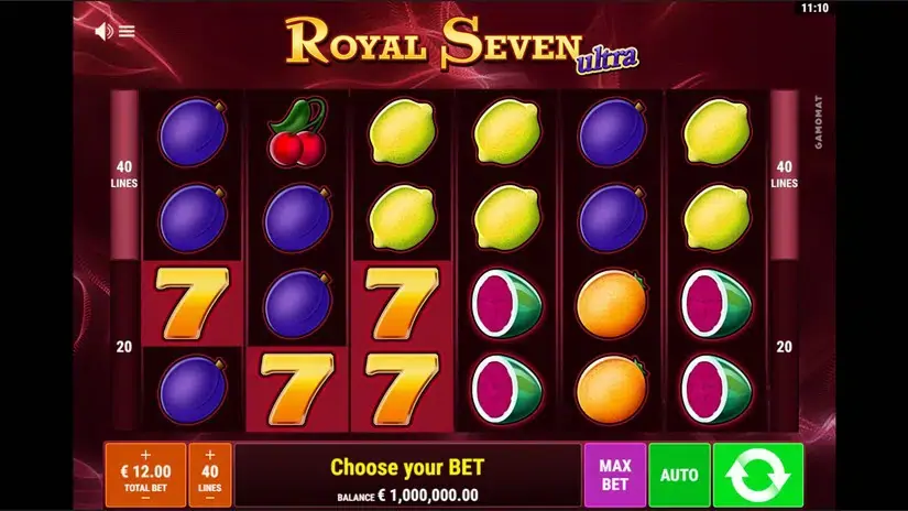 Royal Seven Ultra slot screenshot 1