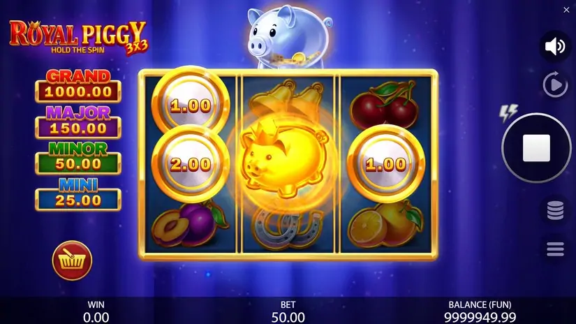 3×3 Royal Piggy: Hold The Spin slot screenshot 2