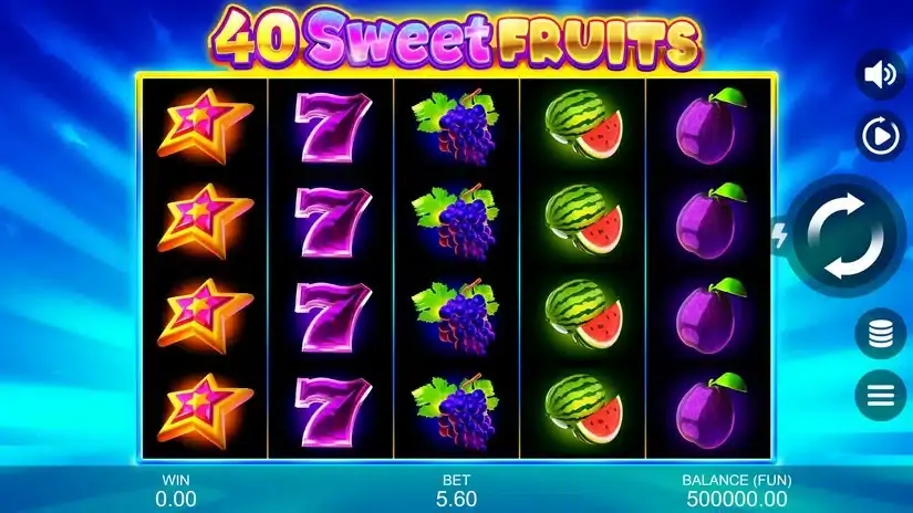 40 Sweet Fruits slot screenshot 1