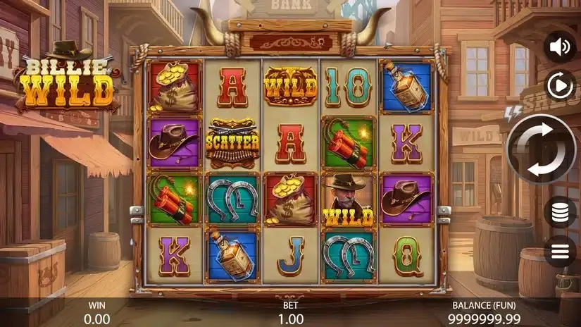 Billie Wild slot screenshot 1