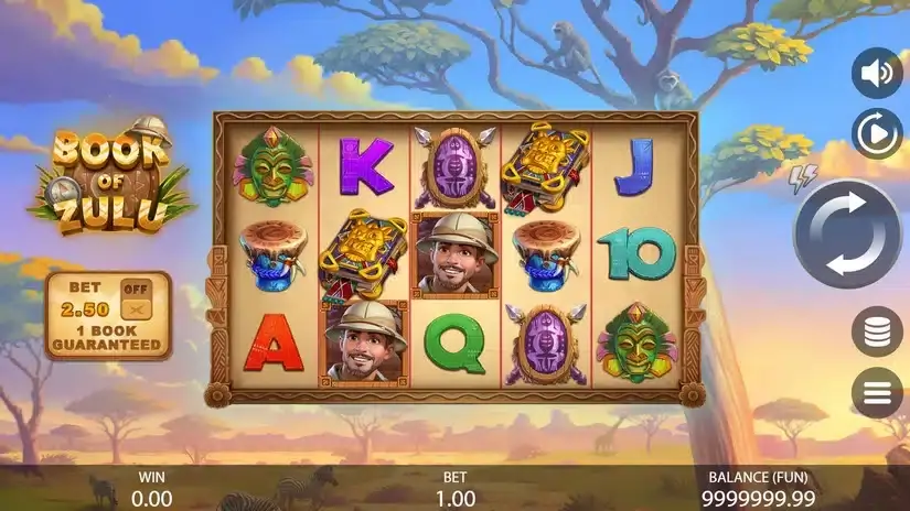 Book of Zulu slot screenshot 