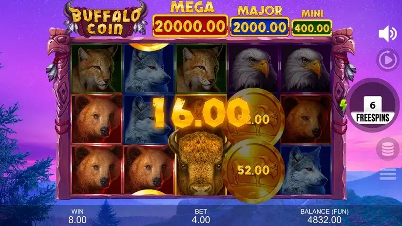 Buffalo Coin: Hold The Spin slot screenshot 5