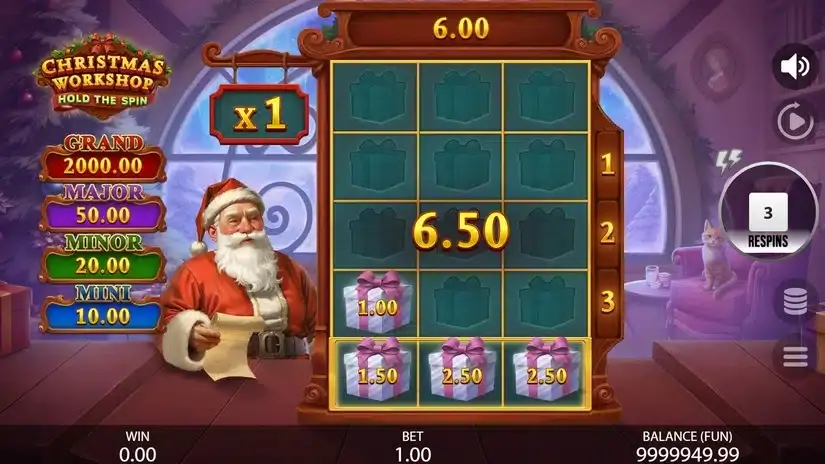 Christmas Workshop: Hold the Spin slot screenshot 4