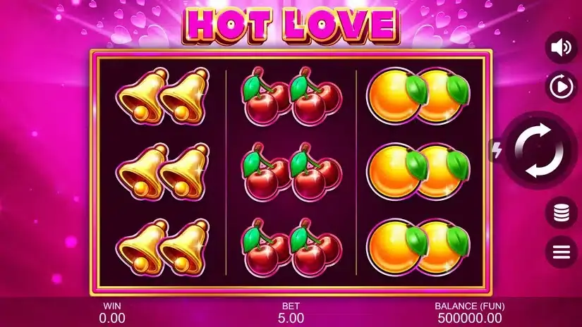 Hot Love slot screenshot 1