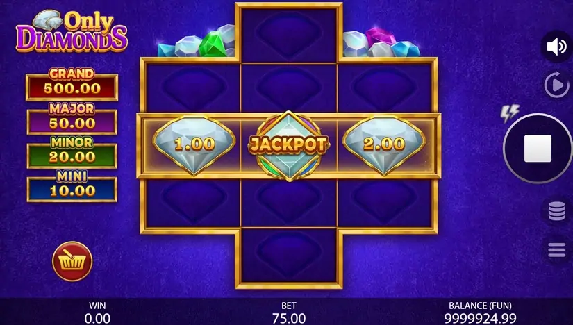 Only Diamonds slot screenshot 2