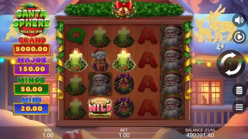 Santa Sphere: Hold The Spin slot screenshot 3