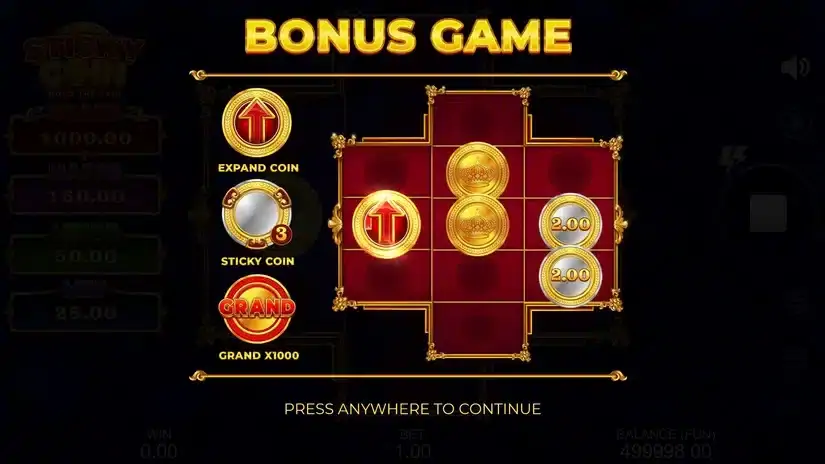 Sticky Coin: Hold The Spin slot screenshot 4