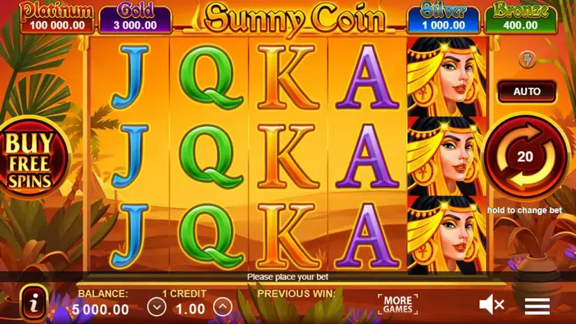 Sunny Coin: Hold The Spin slot screenshot 1
