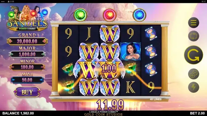 3 Angels Power Combo slot screenshot 4