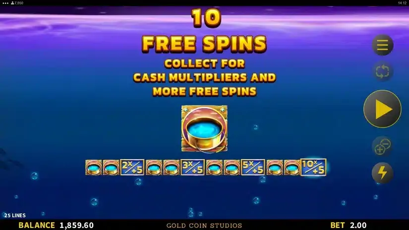 Fishing Deeper Floats of Cash slot screenshot 3
