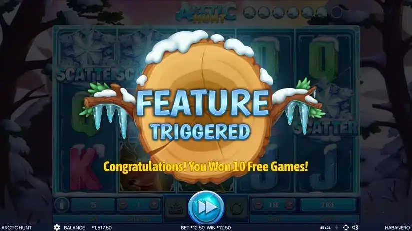 Arctic Hunt slot screenshot 6