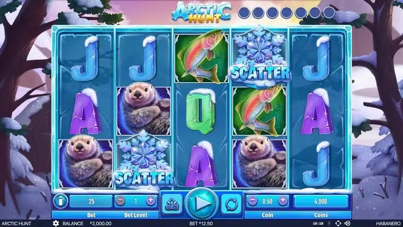 Arctic Hunt slot screenshot 