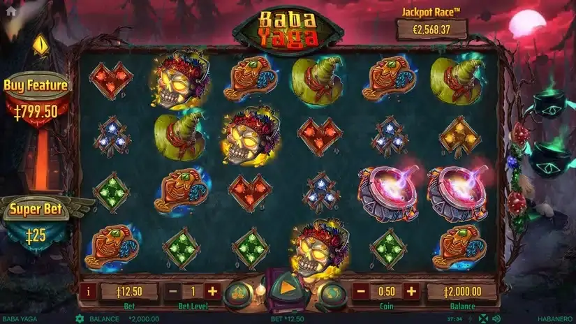 Baba Yaga slot screenshot 