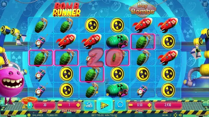 Bomb Runner slot screenshot 2