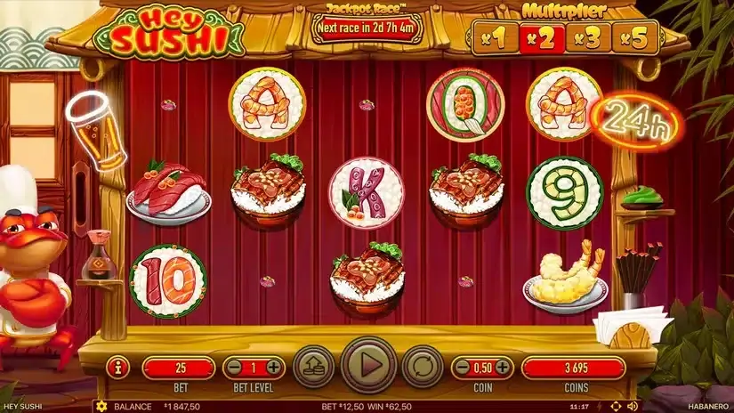 Hey Sushi slot screenshot 3