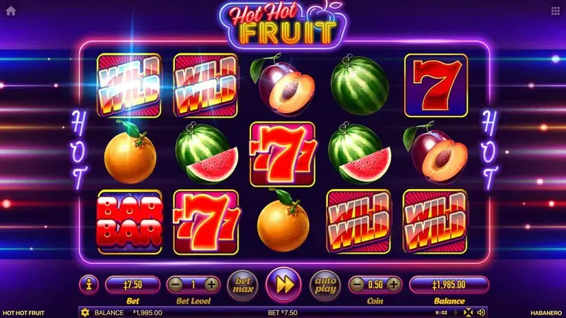 Hot Hot Fruit slot screenshot 4