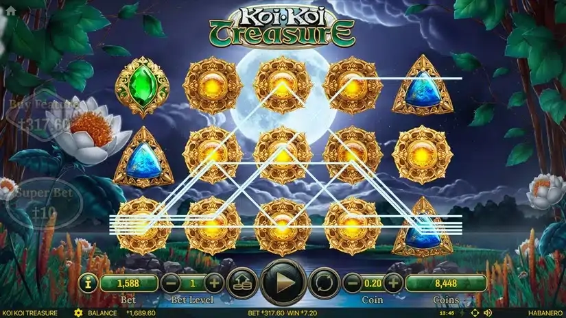 Koi Koi Treasure slot screenshot 