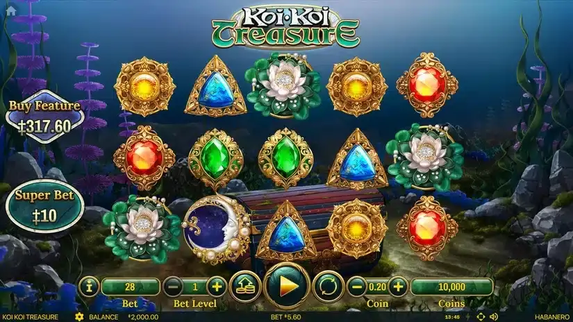 Koi Koi Treasure slot screenshot 